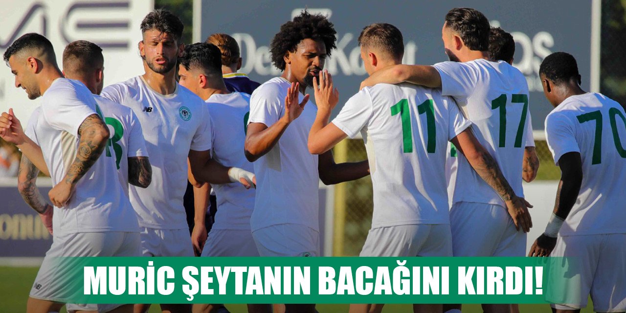 Konyaspor'da Muric kilidi açtı