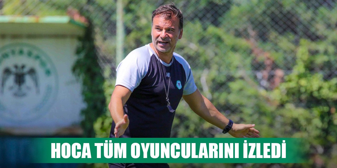 Konyaspor'da Stanojevic gözlemini yaptı