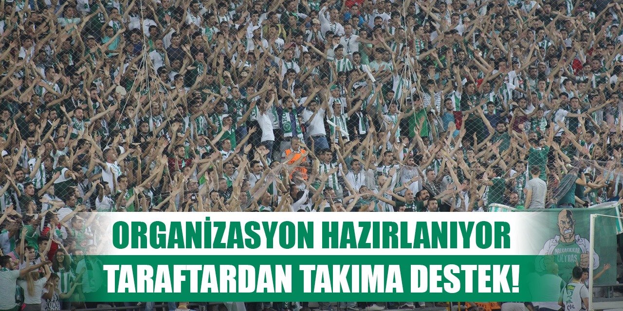 Konyaspor'da taraftarlardan takıma destek!