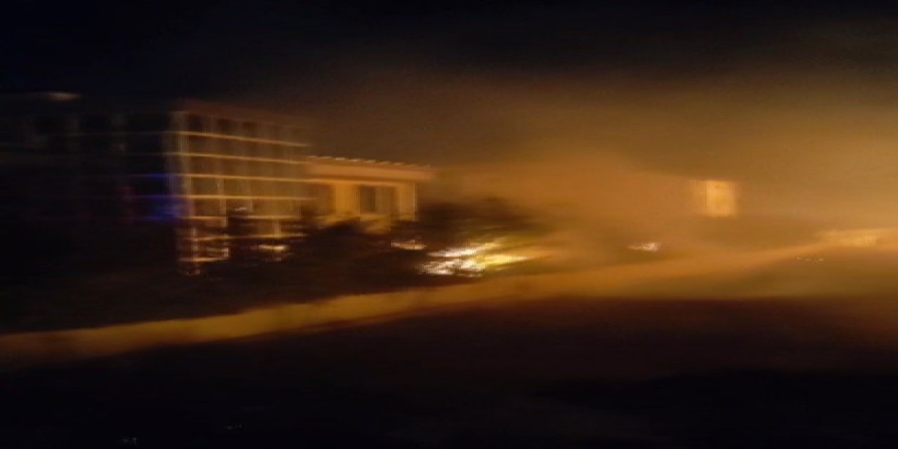 Konya'da arazide yangın... Tehlike son anda önlendi