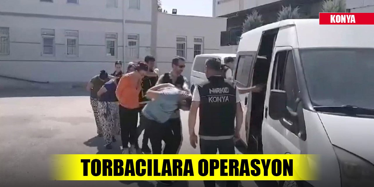 Konya'ya uyuşturucu getiren şahıslara operasyon: 5 tutuklama