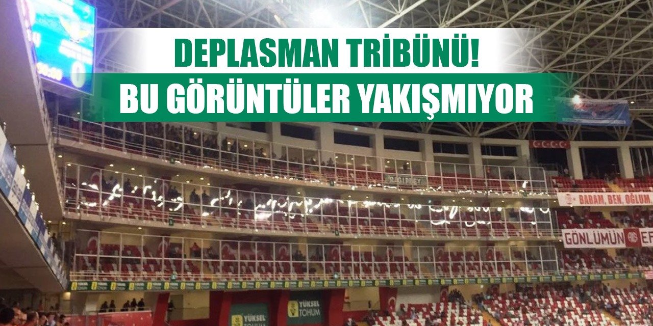 Antalyaspor-Konyaspor, Deplasman tribünü tepki çekiyor