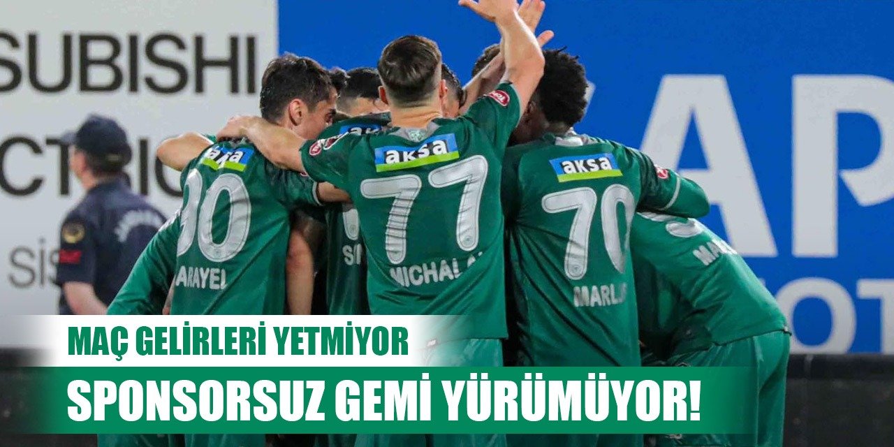 Sponsorsuz yürümüyor, Konyaspor'un sponsorluk anlaşmaları