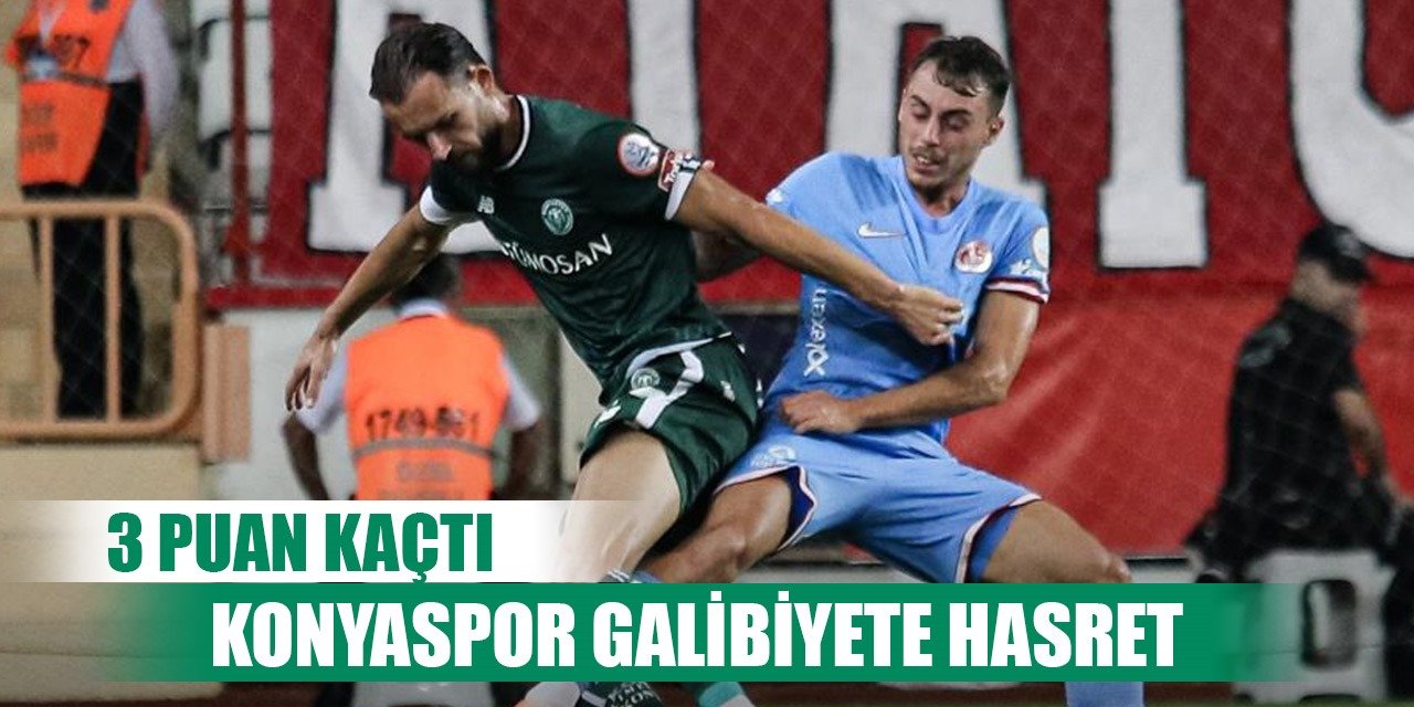 Antalyaspor-Konyaspor, Eşitliği bozan çıkmadı!
