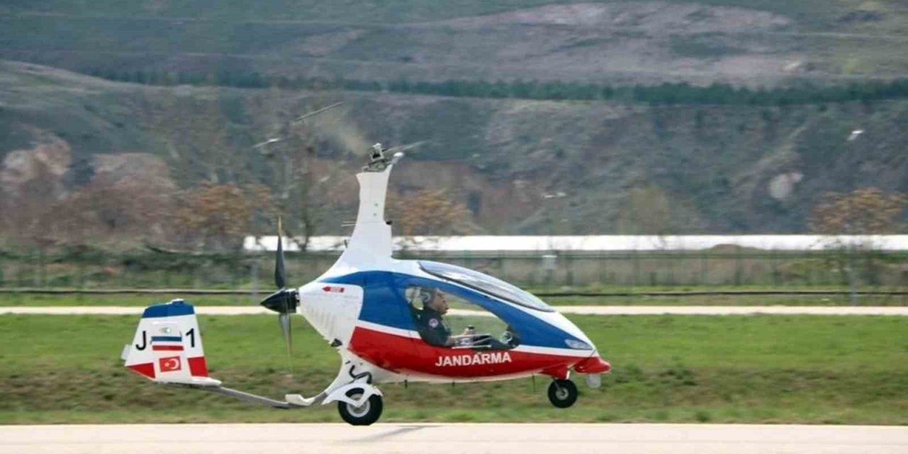 ‘Cayrokopter’ ilk denetimini yaptı