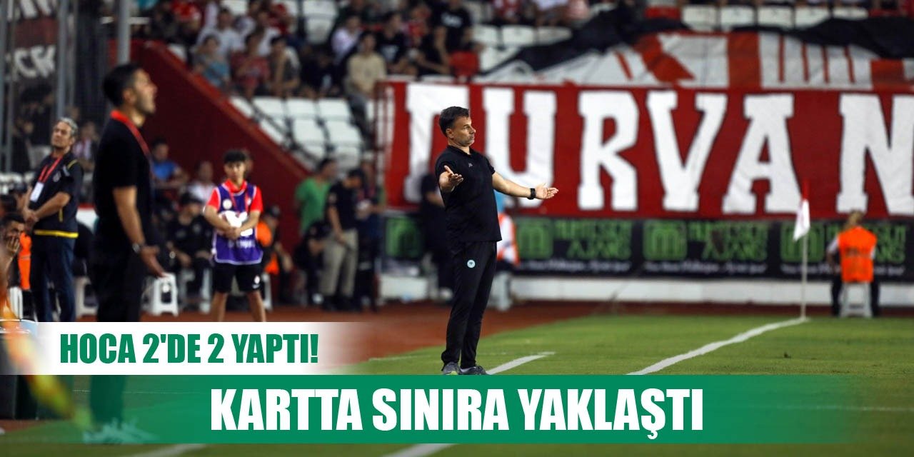 Konyaspor'da Stanojevic Süper Lig'e alıştı!