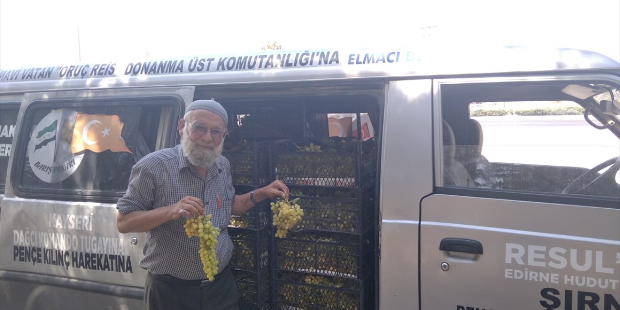 "Elmacı Dede" bu kez Suriye'deki yetimlere üzüm ulaştırmak için yola çıkacak