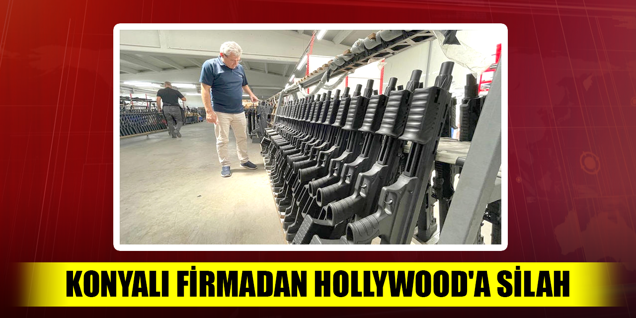 Konyalı firma sinema sektörü için kurusıkı tüfek üretti