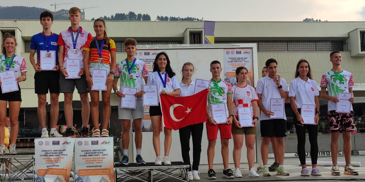 Oryantiringde 15 madalya kazanıldı!