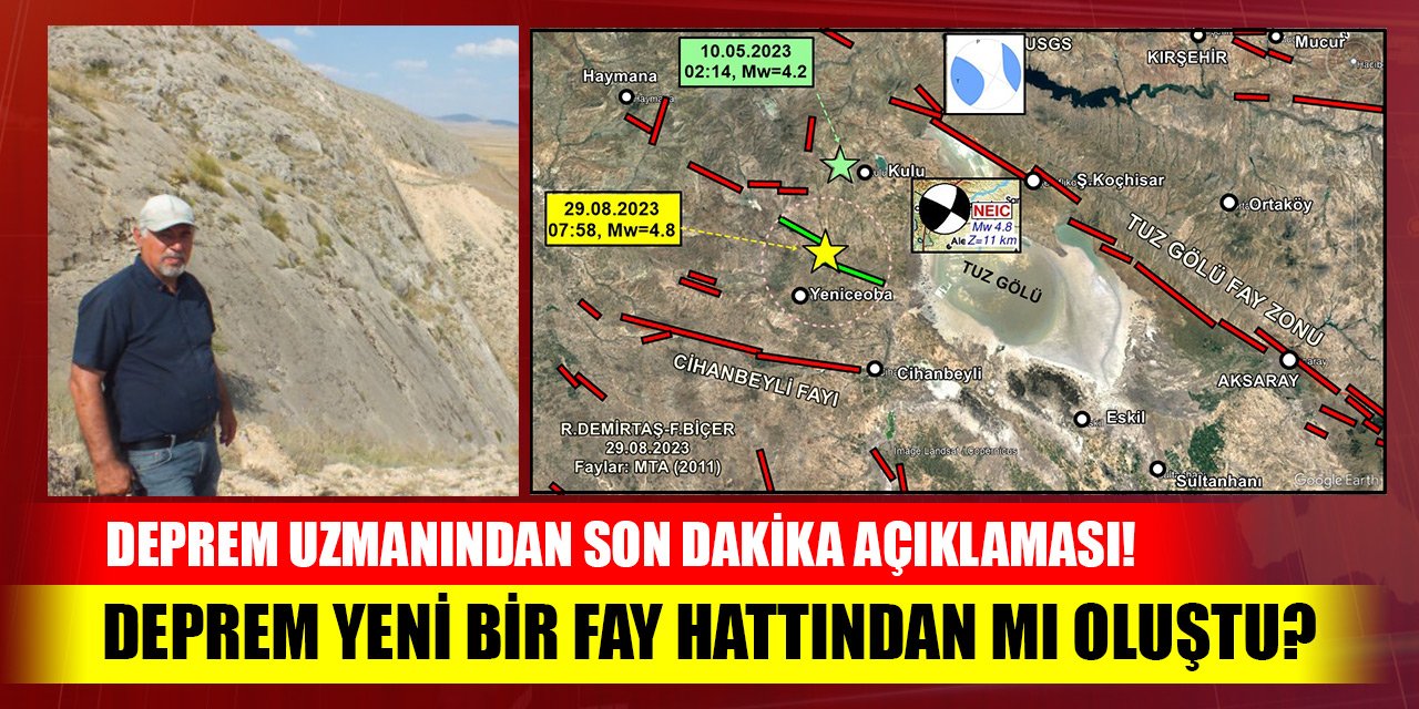 Deprem uzmanından son dakika açıklaması! Konya'daki deprem yeni bir fay hattından mı oluştu?