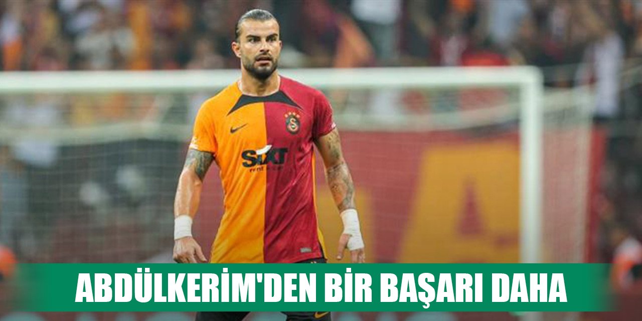 Konyaspor'un eski futbolcusu Abdülkerim'in başarılı grafiği