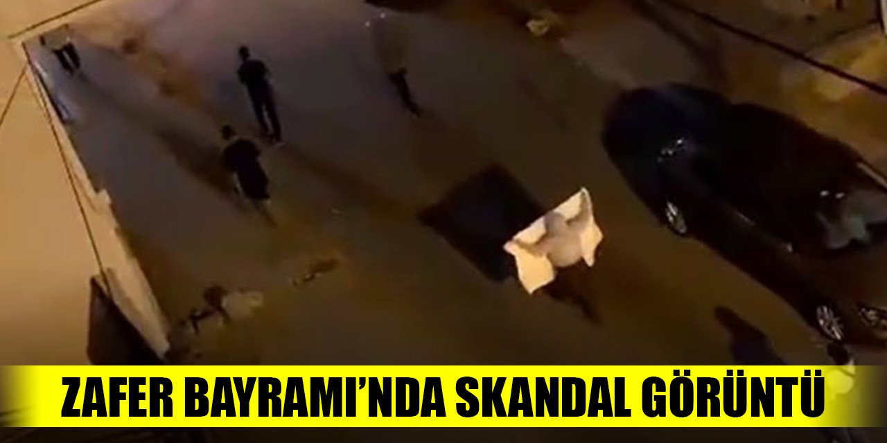 Zafer Bayramı’nda skandal görüntü: PKK propagandası yapıp slogan attılar
