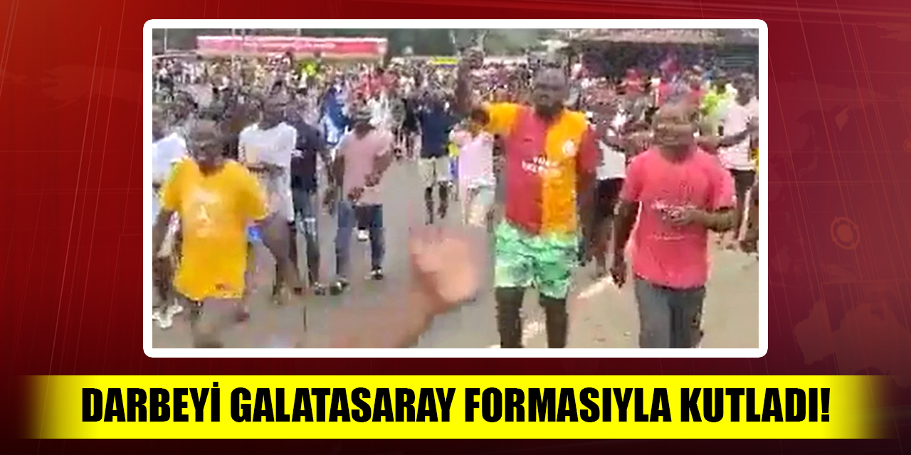 Darbeyi Galatasaray formasıyla kutladı!