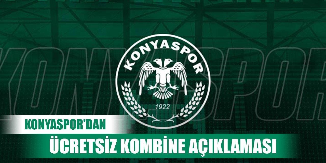 Konyaspor'dan ücretsiz kombine açıklaması