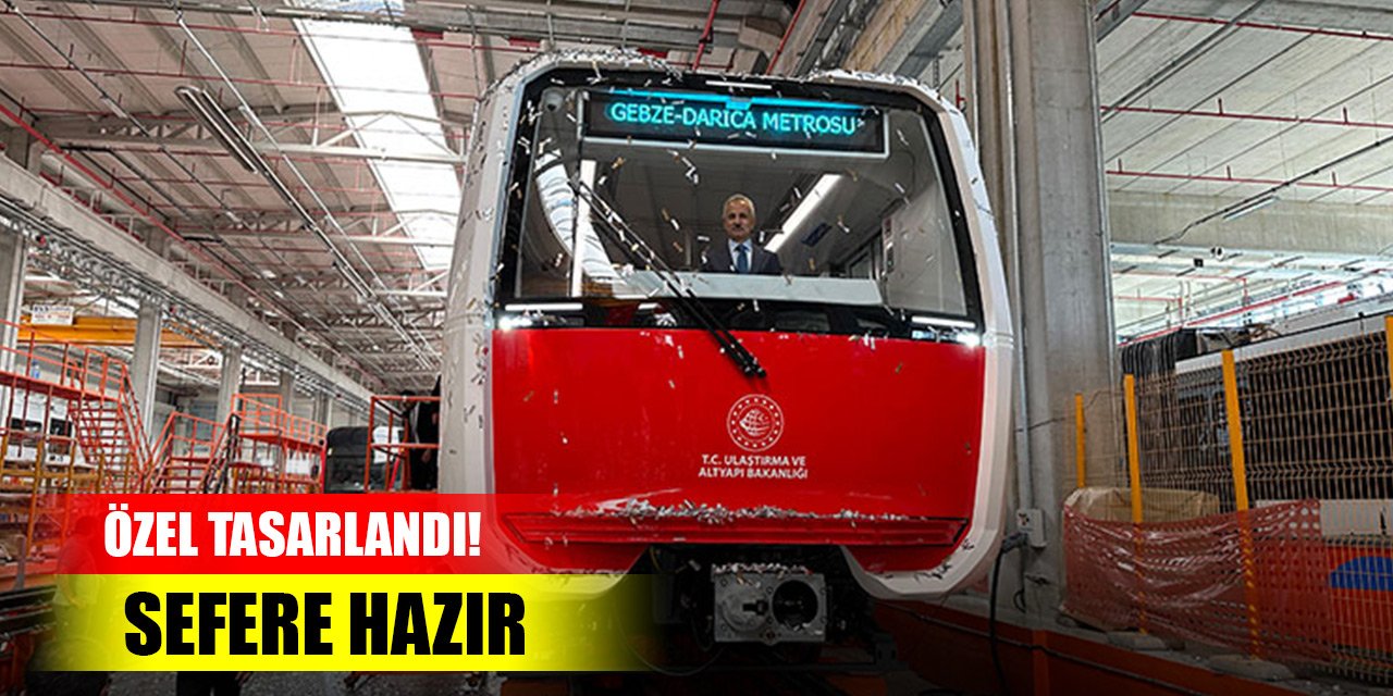 Özel tasarlandı! İlk yerli ve milli sürücüsüz metro aracı sefere hazır