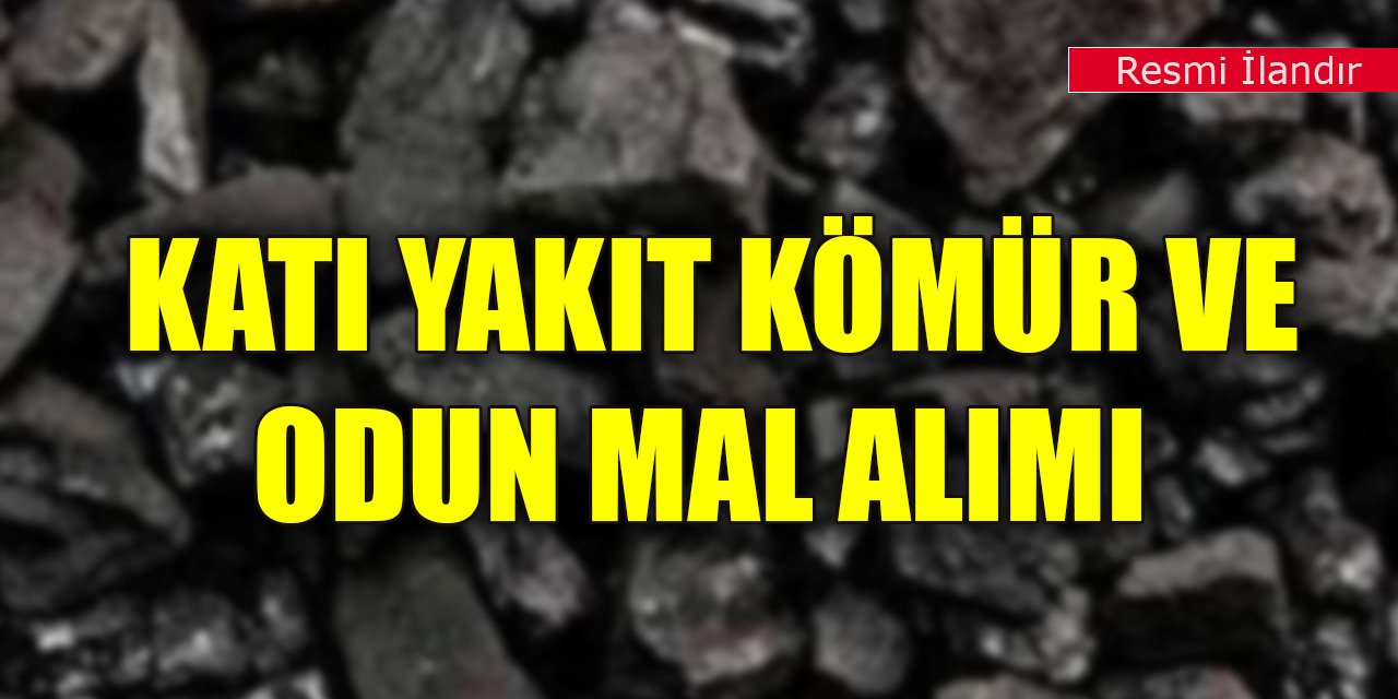 Bilgehaneler ve Atabey Gençlik Kampı katı yakıt kömür ve odun mal alımı