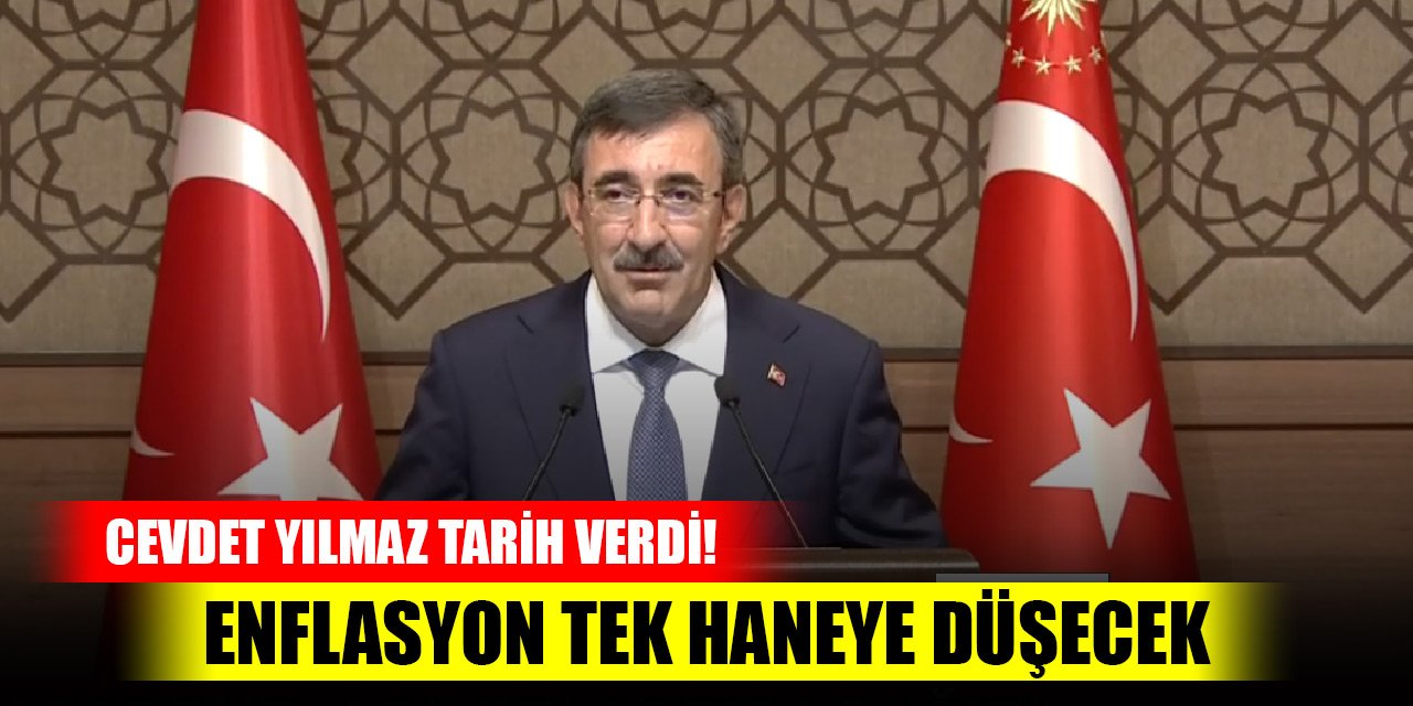 Cevdet Yılmaz tarih verdi! Enflasyon tek haneye düşecek