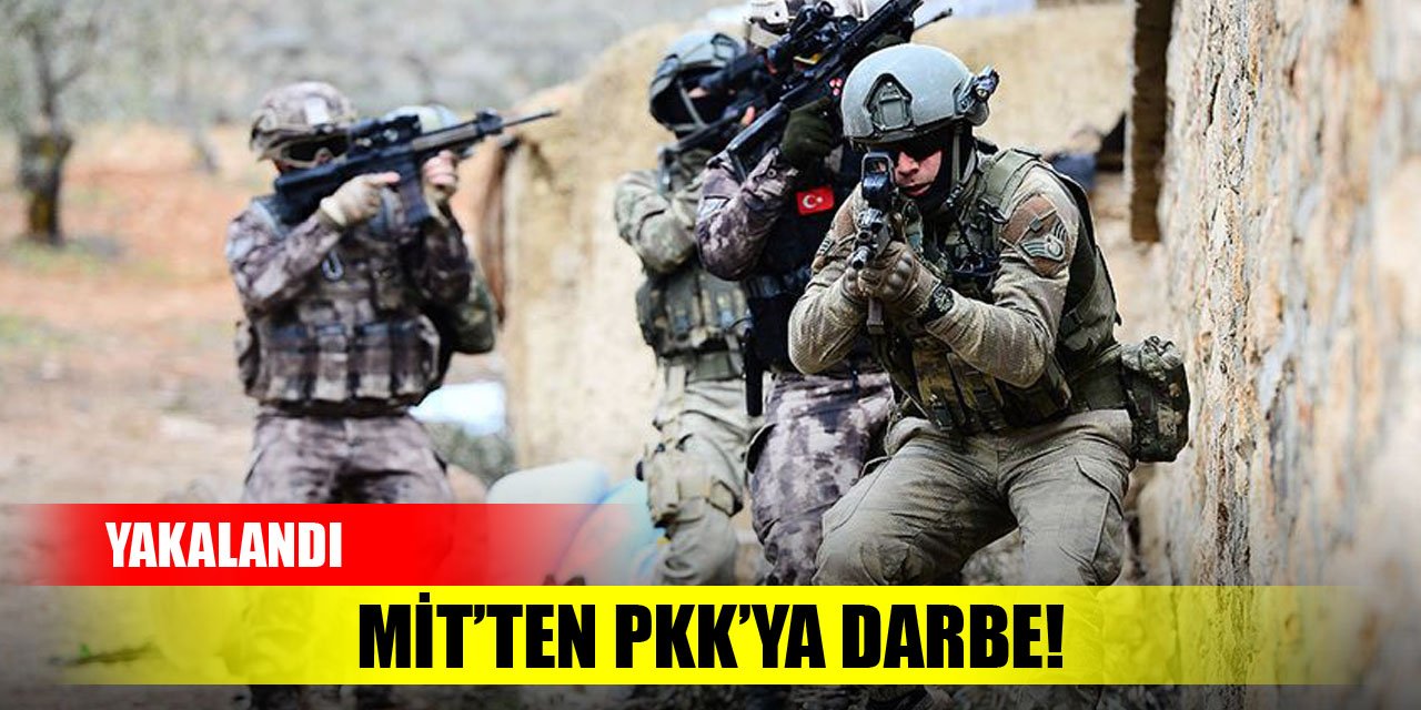 MİT'ten PKK'ya darbe! Yakalandı