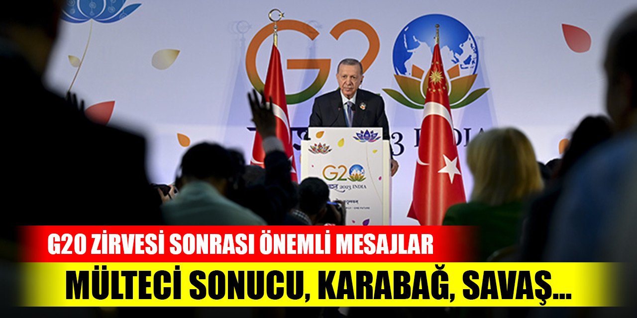 Erdoğan'dan G20 Zirvesi'nde açıklamalar: Denizler mülteci mezarlığına dönüştü