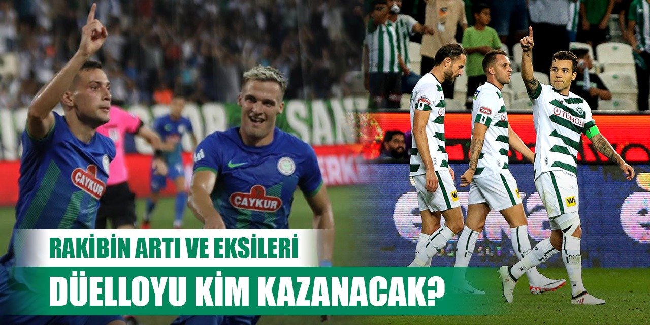 Konyaspor-Çaykur Rizespor, Palut'un oyun planı