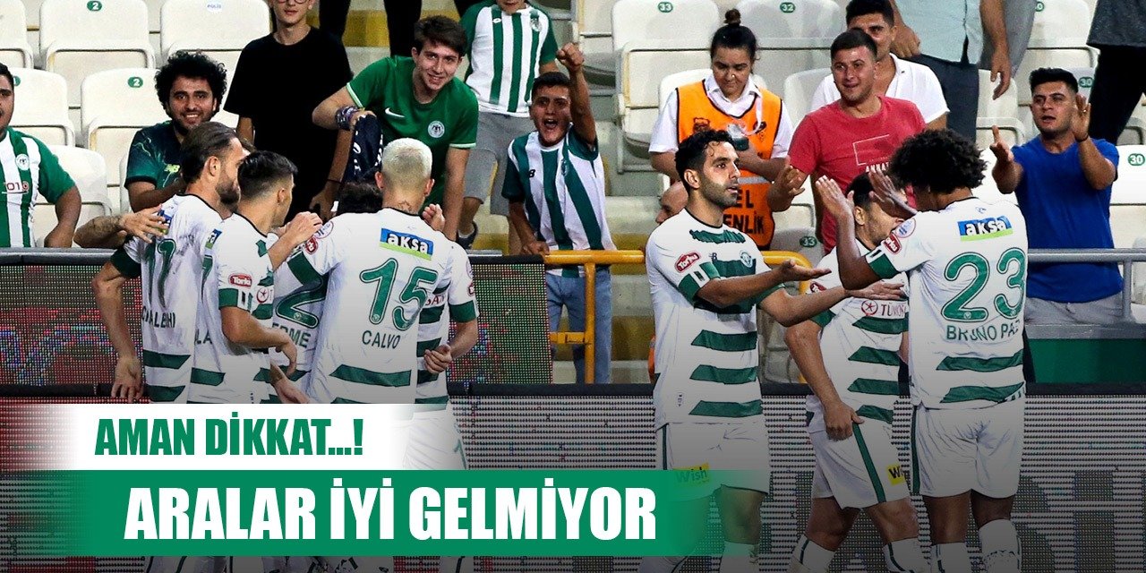 Konyaspor verilen aralardan müzdarip!