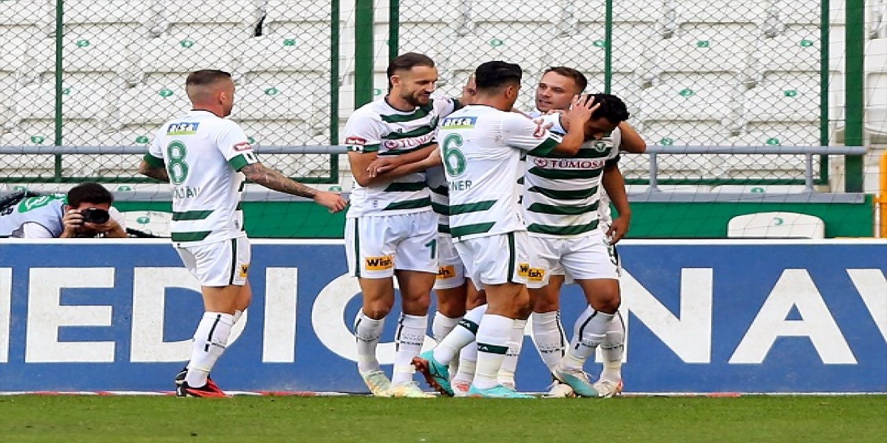 Konyaspor ilk kez ilk yarıda sevindi