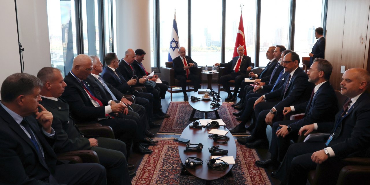 Cumhurbaşkanı Erdoğan, İsrail Başbakanı Netanyahu ile görüştü