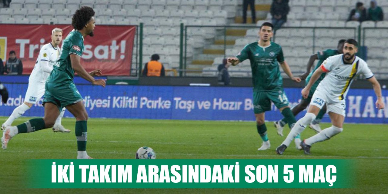 Ankaragücü-Konyaspor arasındaki son 5 maç