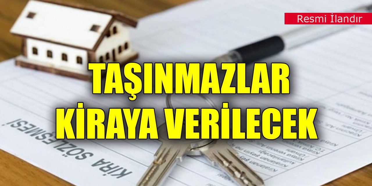 Seydişehir Belediyesine ait taşınmazlar kiraya verilecek