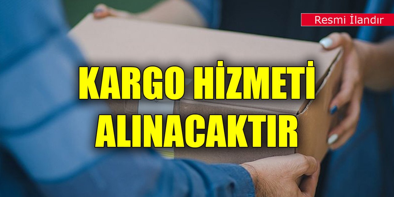 Kargo hizmeti alınacaktır