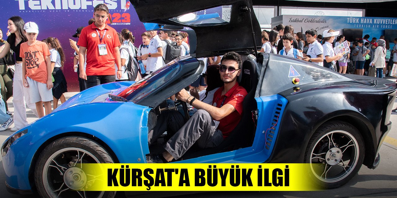 Konya'daki üniversitenin hidromobil aracı Kürşat'a büyük ilgi