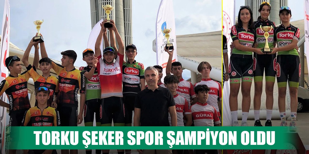 Torku Şeker Spor şampiyon oldu