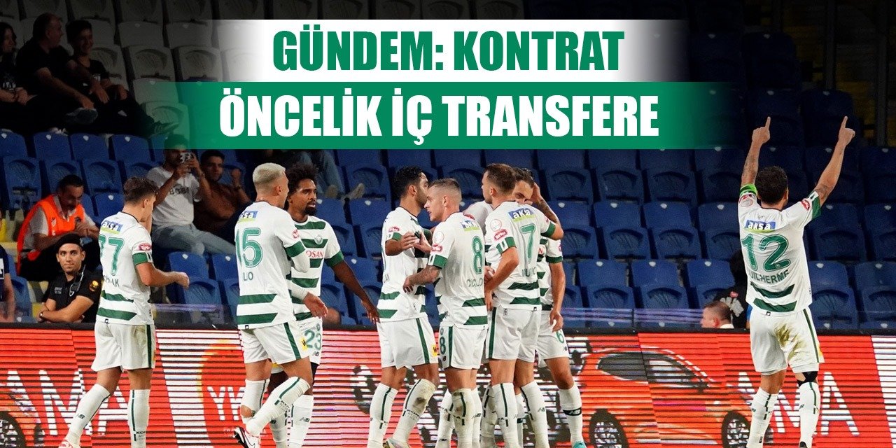 Konyaspor'da iç transferde görüşmeler yapılacak