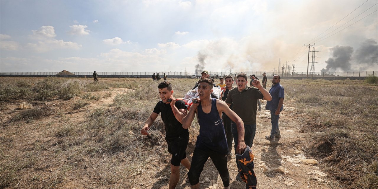 Gazze Şeridi sınırındaki çatışmalarda 4 Filistinli öldü, 5'i yaralandı