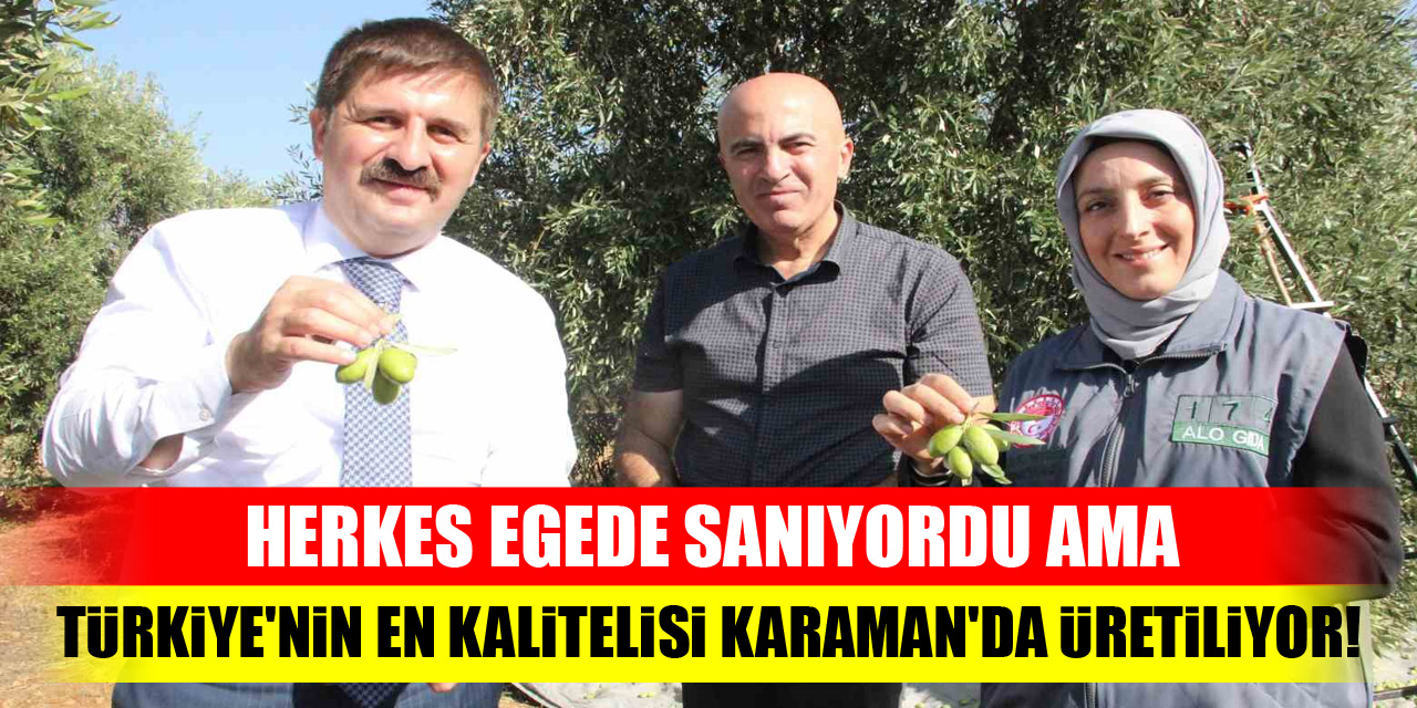 Herkes egede sanıyordu ama Türkiye'nin en kalitelisi Karaman'da üretiliyor!