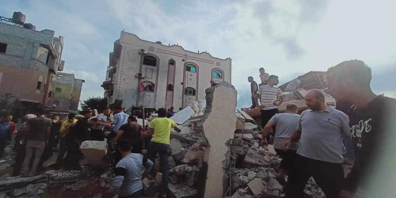 Gazze’de yıkımı gösteren kareler