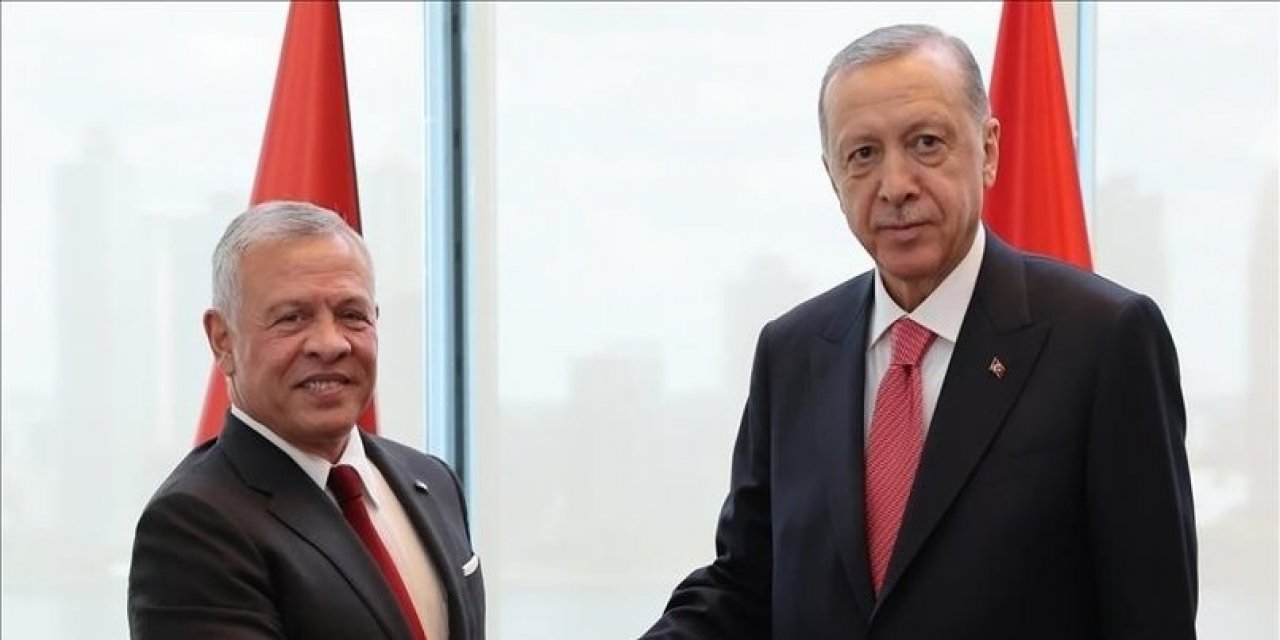 Filistin diplomasisi! Başkan Erdoğan Ürdün Kralı ile görüştü