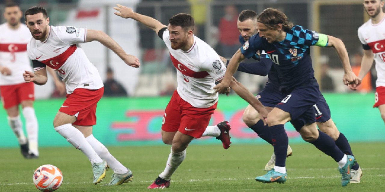 Hırvatistan-Türkiye maçı ilk 11'leri belli oldu