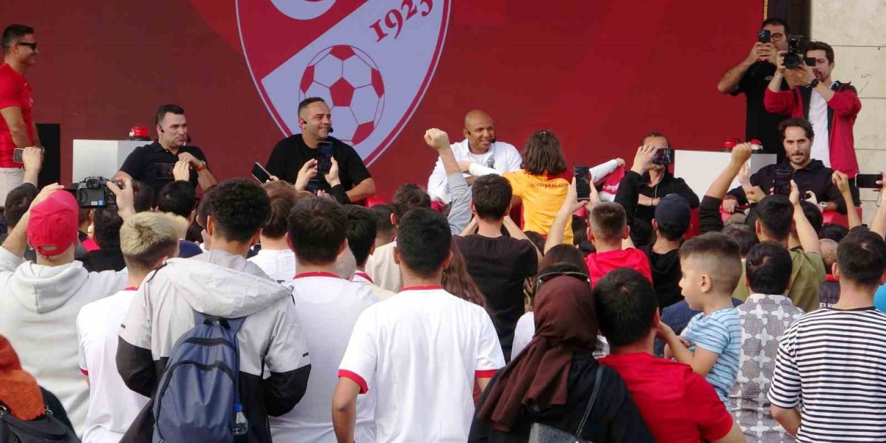 Konya’da milli maç öncesi ilgi gören etkinlik