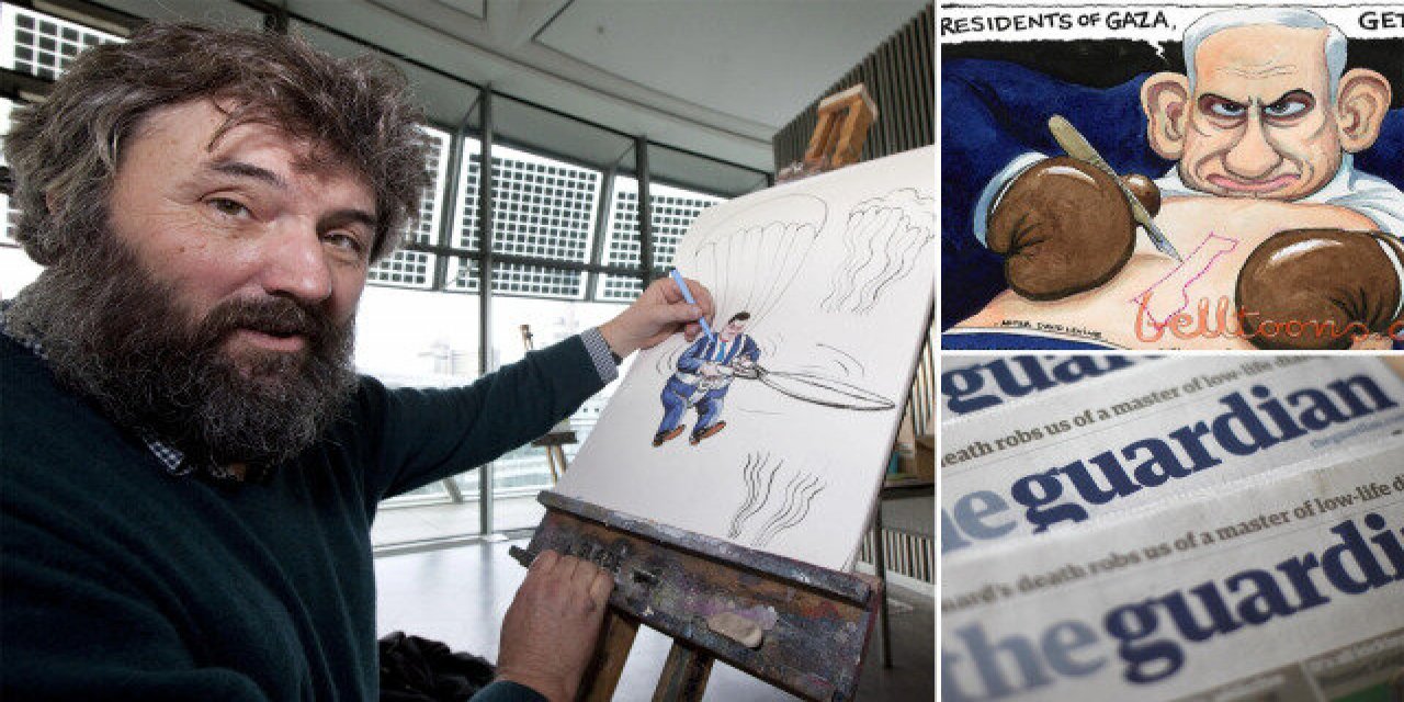 The Guardian Netanyahu karikatürü nedeniyle 42 yıllık çalışanı Steve Bell'i kovdu