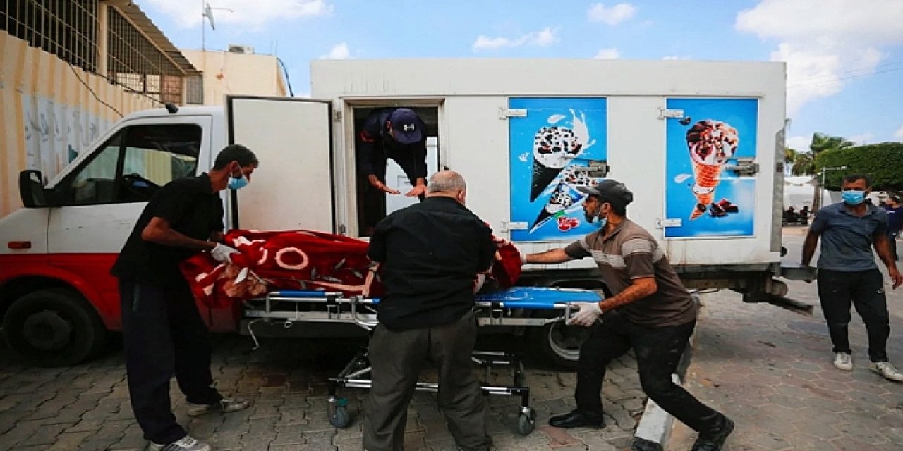 Gazze'de dondurma kamyonları morg olarak kullanılıyor