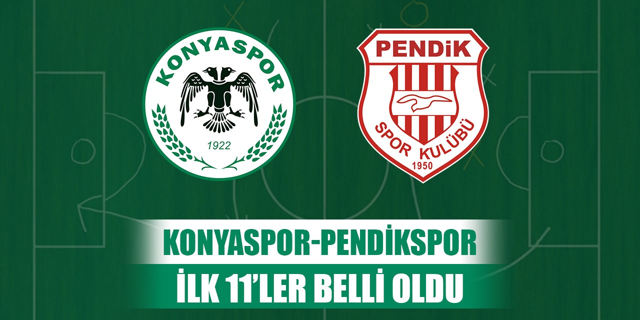 Konyaspor-Pendikspor, Maç kadroları açıklandı!