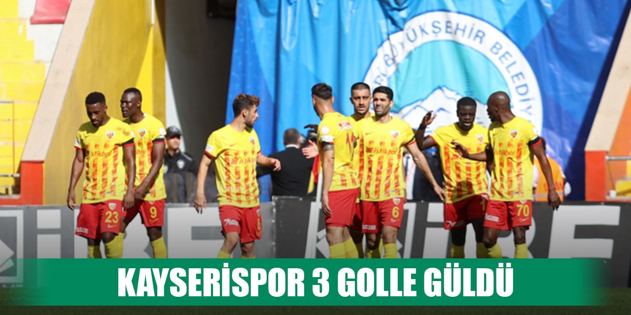Kayserispor, Rizespor'u 3 golle geçti