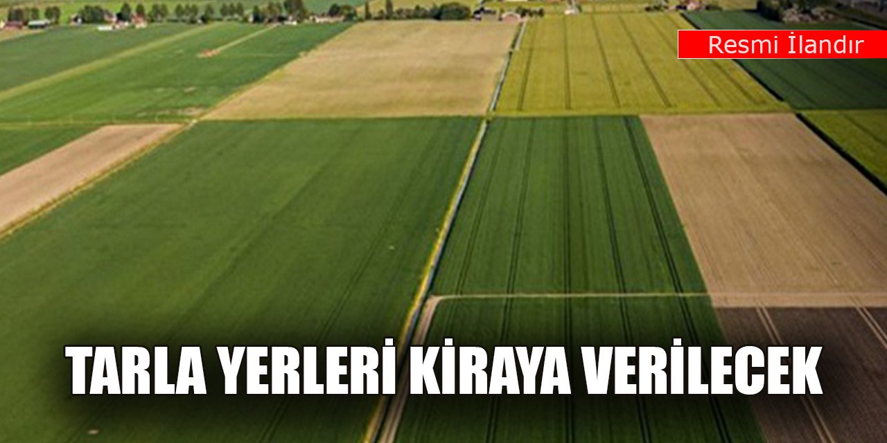 Tarla yerleri kiraya verilecek