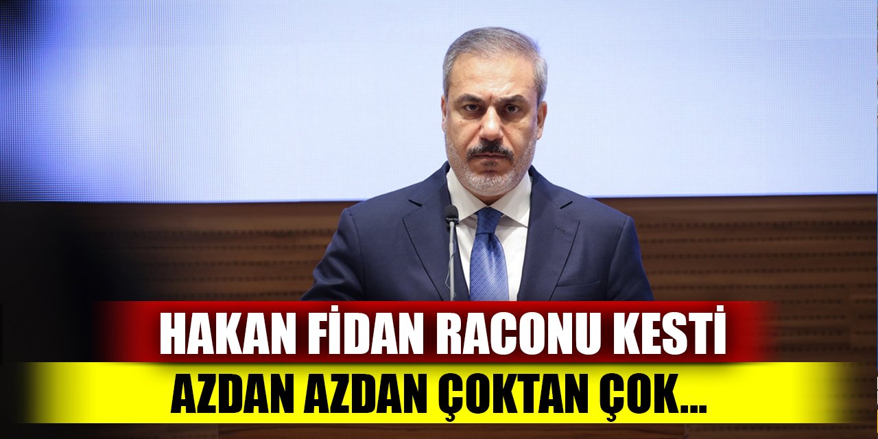 Hakan Fidan raconu kesti; Azdan az, çoktan çok...