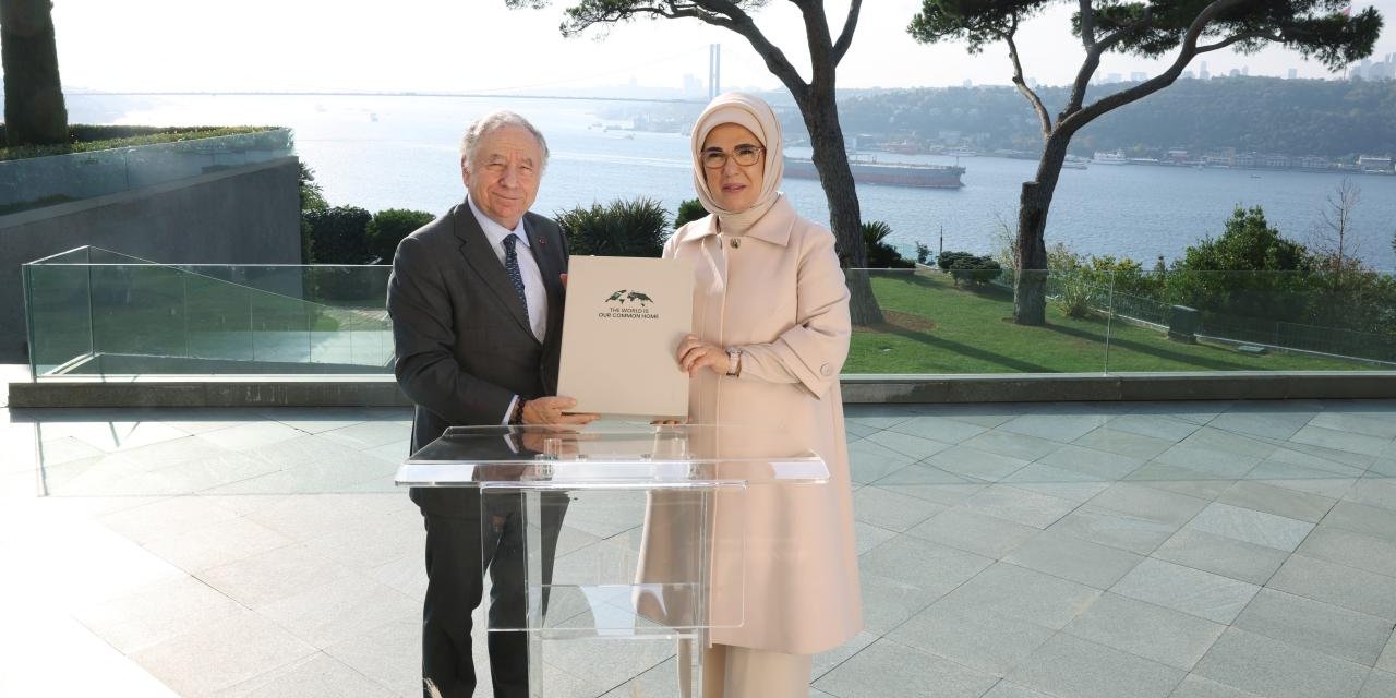 Emine Erdoğan, BM Karayolu Güvenliği Özel Temsilcisi Todt'u kabul etti