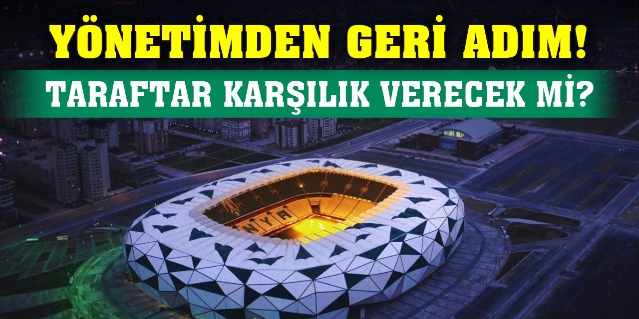 Konyaspor'da yönetimden özel bilet politikası!