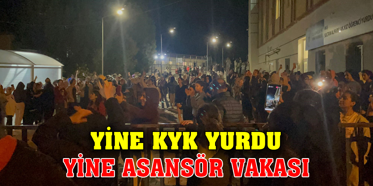 Yine KYK Yurdu; Yine asansör vakası