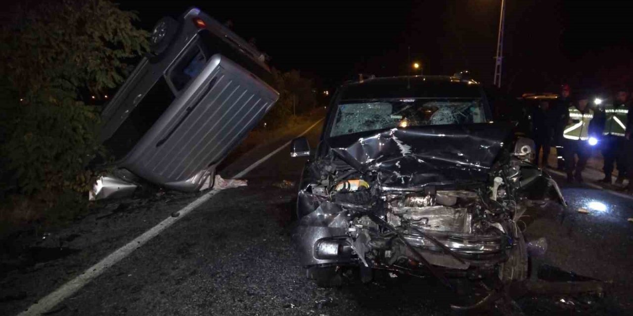 Elazığ’da trafik kazası: 1 ölü, 3 yaralı