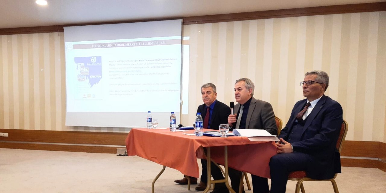 Konya İl Milli Eğitim Müdürü Murat Yiğit okul müdürleri toplantısına katıldı